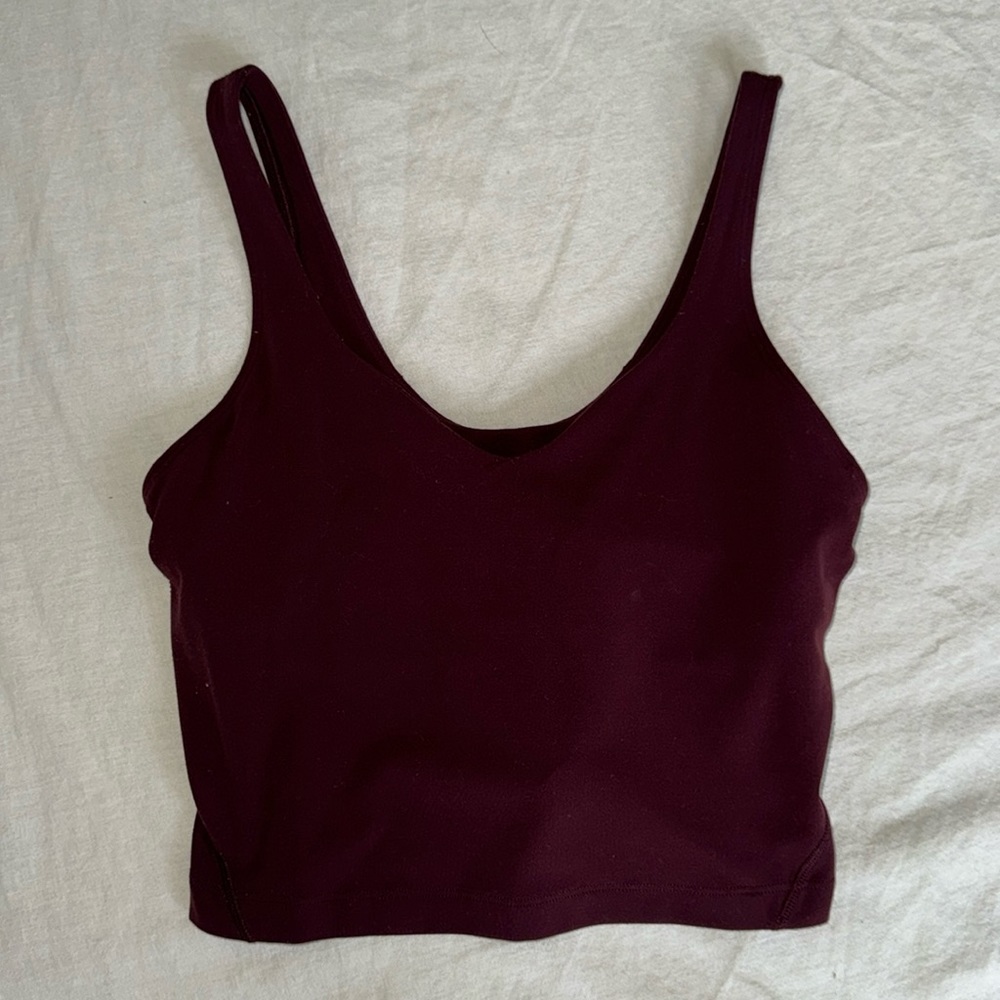Lululemon Maroon Align Tank Top